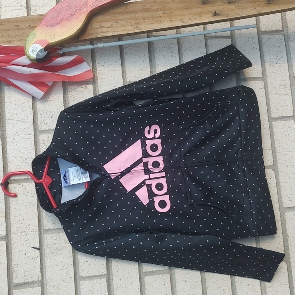Adidas Hoodie/Pink Dots - Picture 5 of 11